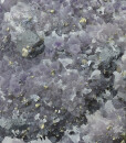 Quartz var.Amethyst, Chalcopyrite, Sphalerite, Galena