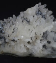 Quartz, gem Sphalerite var.Cleiopohane, Galena, Chalcopyrite, Siderite
