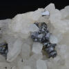 Quartz, gem Sphalerite var.Cleiopohane, Galena, Chalcopyrite, Siderite