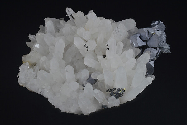 Quartz, Galena, Sphalerite, Chalcopyrite