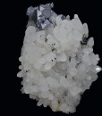Quartz, Galena, Sphalerite, Chalcopyrite