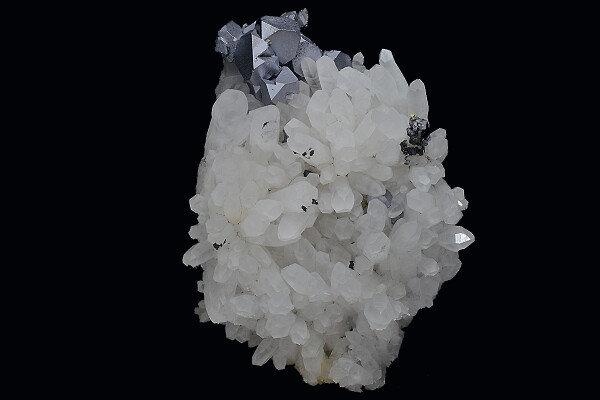 Quartz, Galena, Sphalerite, Chalcopyrite