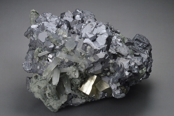 Galena, Quartz, Pyrite