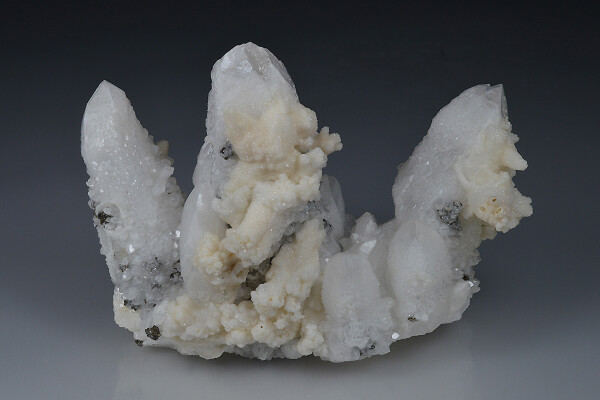 Quartz, Calcite, Chalcopyrite