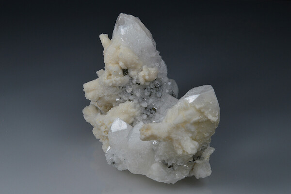 Quartz, Calcite, Chalcopyrite