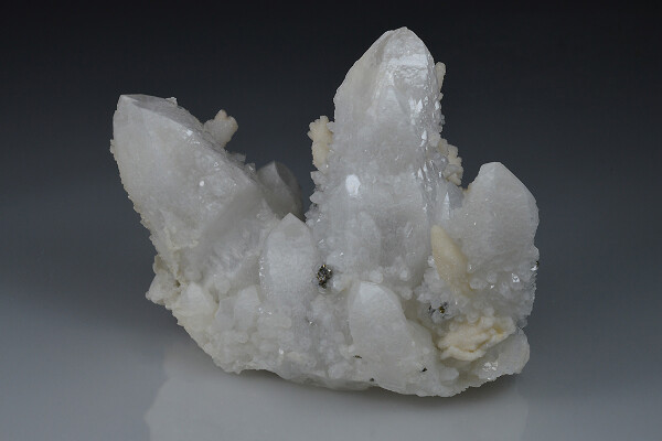 Quartz, Calcite, Chalcopyrite