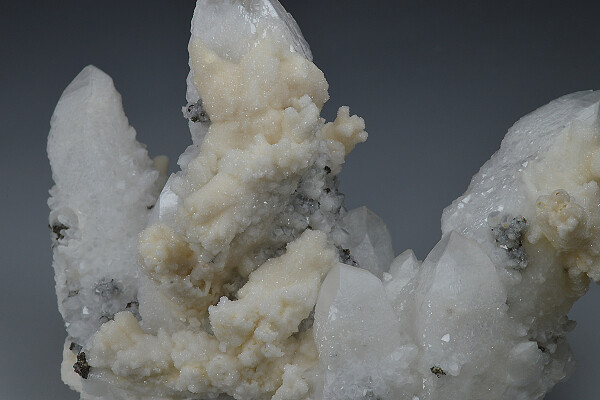Quartz, Calcite, Chalcopyrite