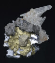 Quartz, Chalcopyrite, Galena, Sphalerite