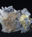 Quartz, Chalcopyrite, Galena, Sphalerite