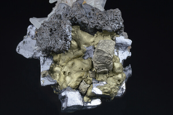 Quartz, Chalcopyrite, Galena, Sphalerite