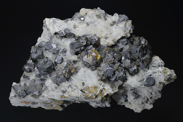 Cleiophane, Galena on Quartz