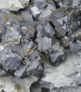 Cleiophane, Galena on Quartz