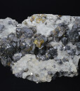 Cleiophane, Galena on Quartz