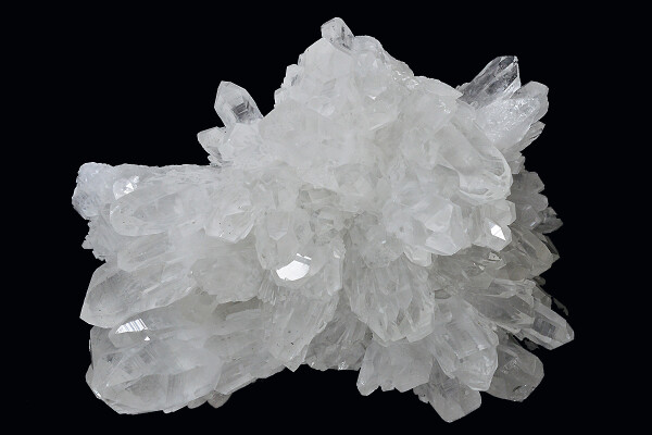 Quartz with inclusions