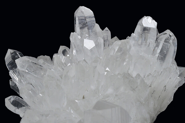 Quartz with inclusions