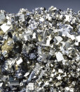 Pyrite, Chalcopyrite, Quartz, Sphalerite - floater