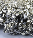 Pyrite, Chalcopyrite, Quartz, Sphalerite - floater