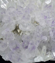 Quartz var.Amethyst, Pyrite