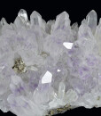 Quartz var.Amethyst, Pyrite