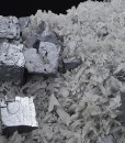 Galena on Quartz, Sphalerite