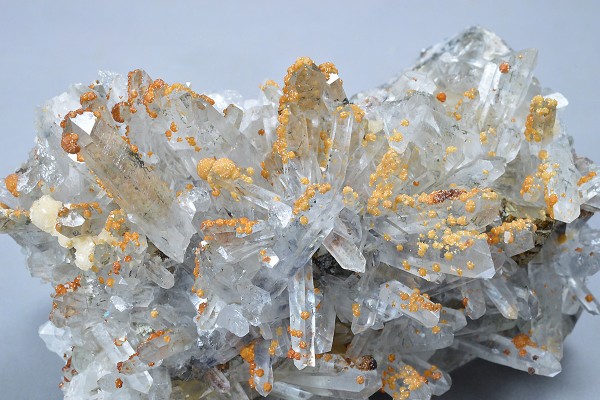 Quartz, Siderite, Pyrite, Calcite
