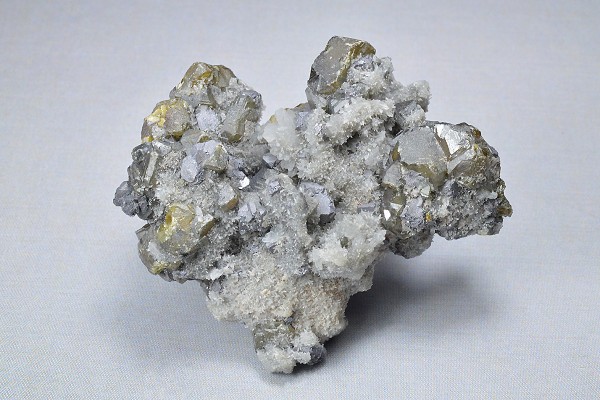 Cleiophane and Galena on Quartz
