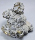 Cleiophane and Galena on Quartz