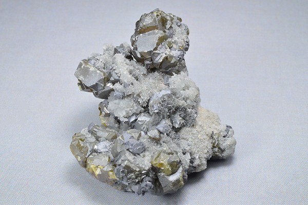 Cleiophane and Galena on Quartz
