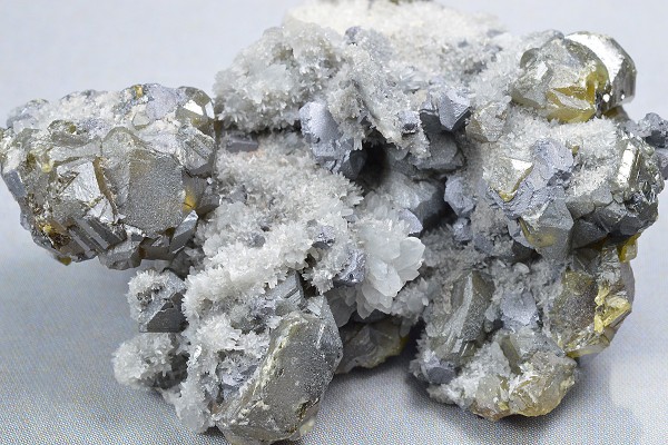 Cleiophane and Galena on Quartz
