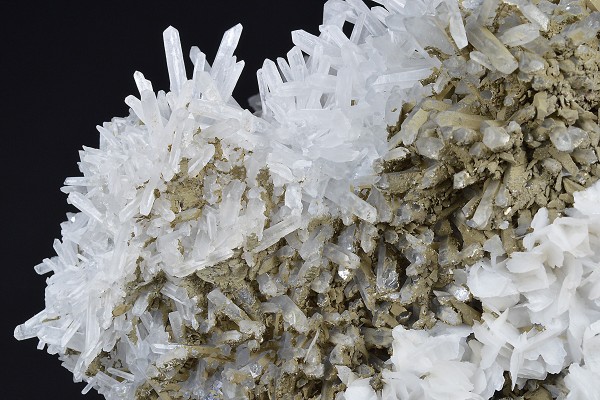 Quartz, Galena, Calcite, Pyrite, Siderite