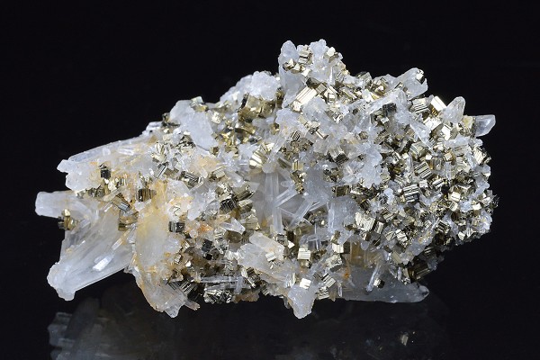 Pyrite on Quartz