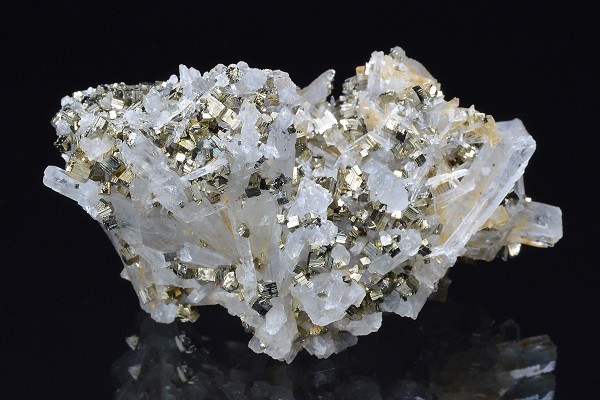 Pyrite on Quartz