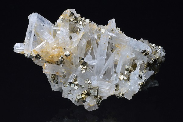 Pyrite on Quartz