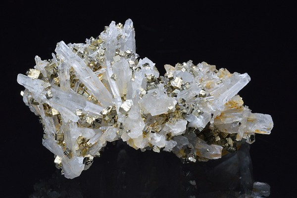 Pyrite on Quartz
