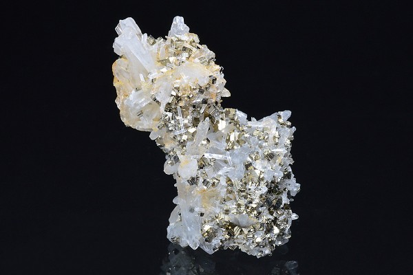 Pyrite on Quartz
