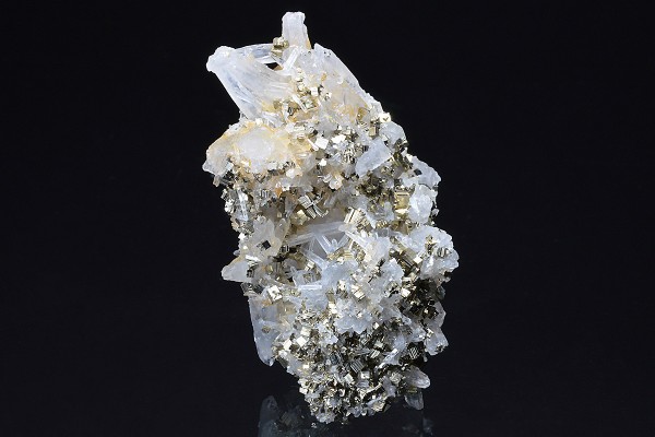 Pyrite on Quartz