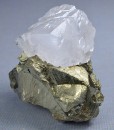 Calcite on Chalcopyrite