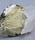 Calcite on Chalcopyrite