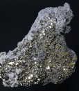Pyrite, Chalcopyrite, Quartz, Sphalerite - floater