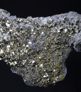 Pyrite, Chalcopyrite, Quartz, Sphalerite - floater