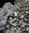 Pyrite, Chalcopyrite, Quartz, Sphalerite - floater