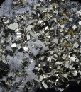 Pyrite, Chalcopyrite, Quartz, Sphalerite - floater