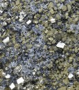 Pyrite, Chalcopyrite, Quartz, Sphalerite - floater