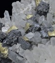 two generations Quartz, Chalcopyrite, Sphalerite