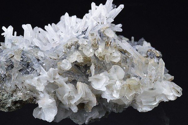 Quartz, Calcite, Sphalerite, Galena, Pyrite