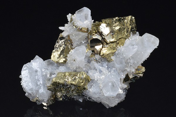 Chalcopyrite, Quartz, Pyrite