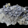 Skeletal Galena on Quartz, Chalcopyrite, Sphalerite