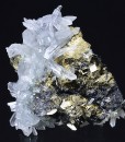 Quartz, Pyrite, Sphalerite, Chalcopyrite