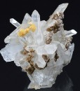 Quartz with two generations Calcite