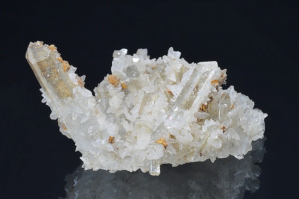 Quartz with two generations Calcite